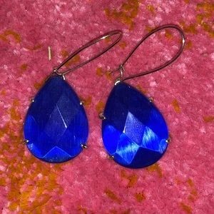 Kendra Scott cobalt Allison earring